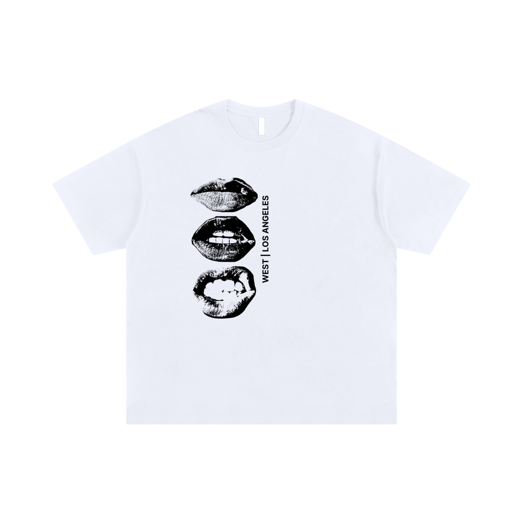 'BITE ME' White Oversized Tee