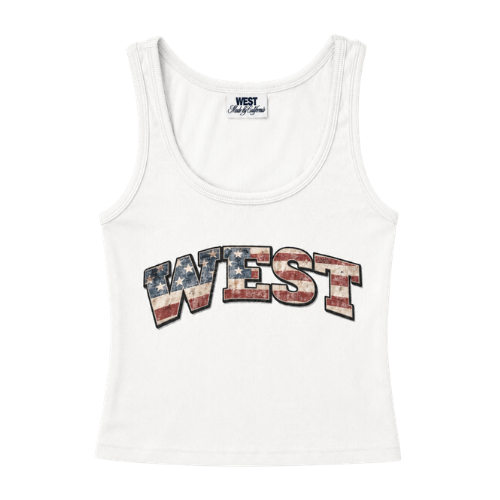 Americana Ribbed Tank