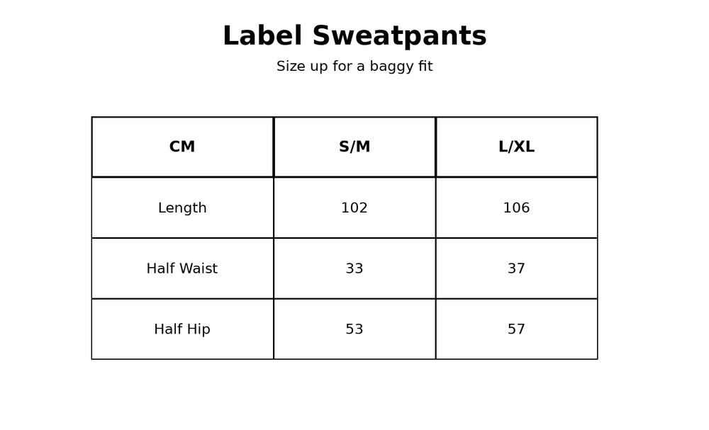 Size Guide